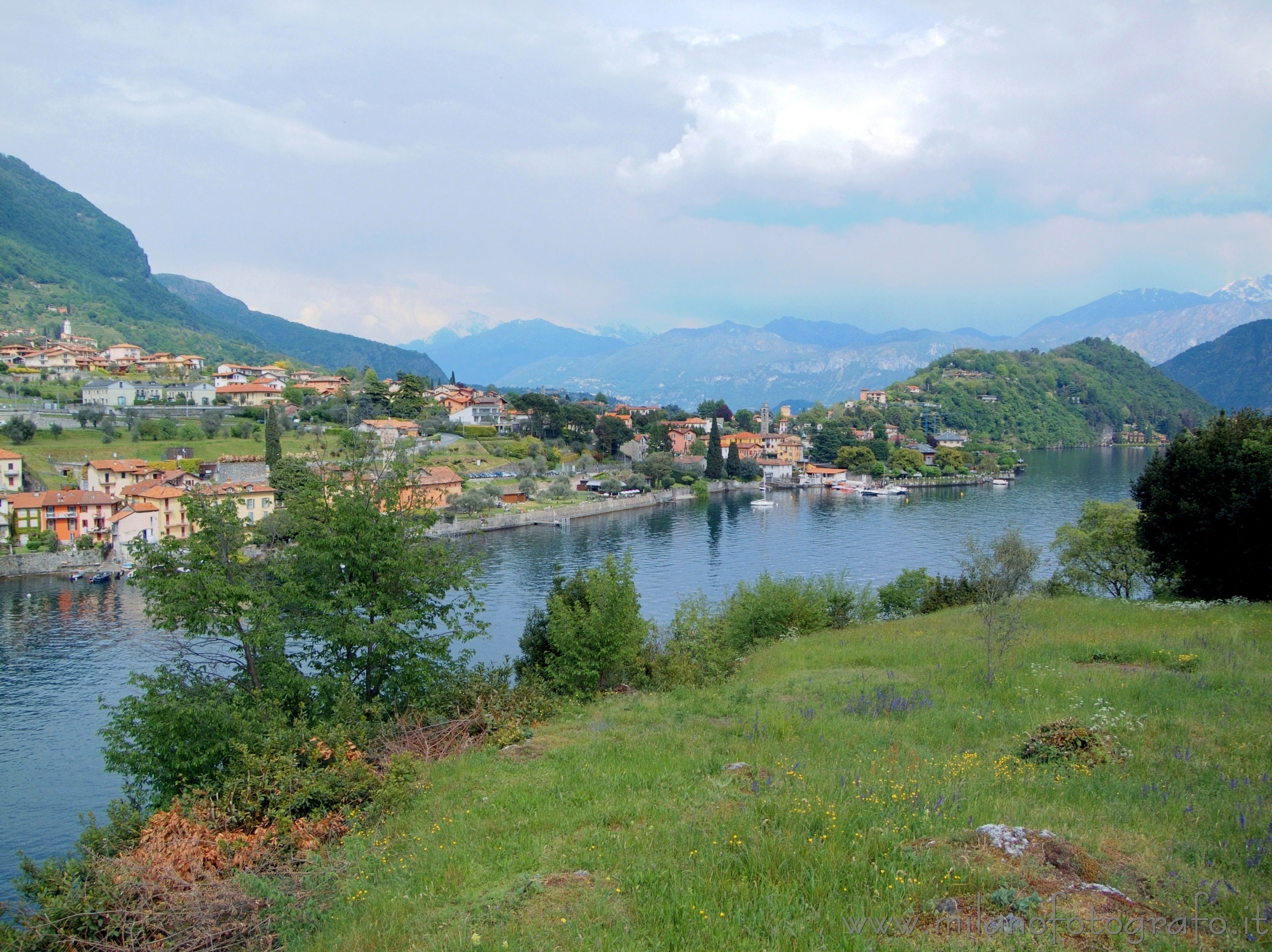 Comacina Island (Como, Italy) - Ossuccio seen from the Comacina Island